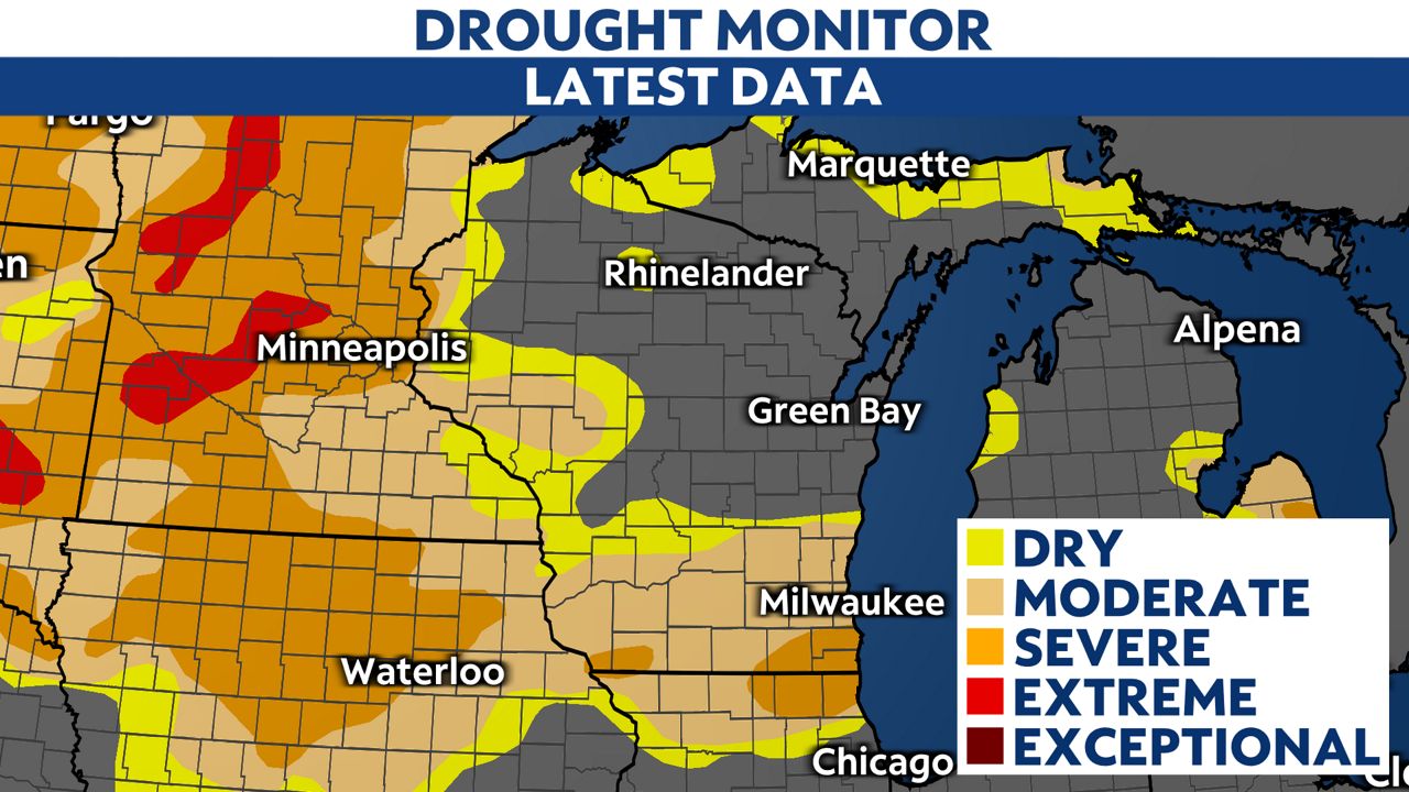 A state divided Rainfall disparities across Wisconsin